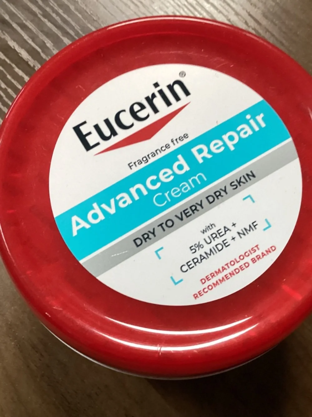 Eucerin Advanced Repair Cream New  12 oz